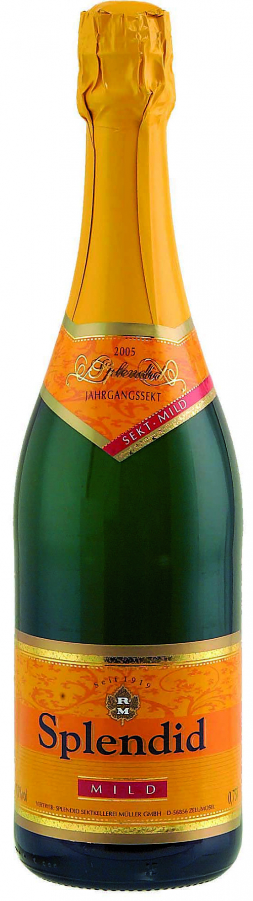 Splendid vintage sparkling wine mild