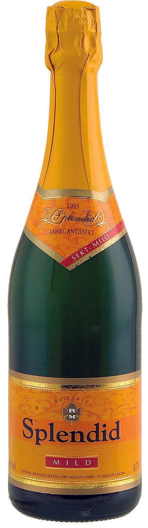 Splendid vintage sparkling wine mild