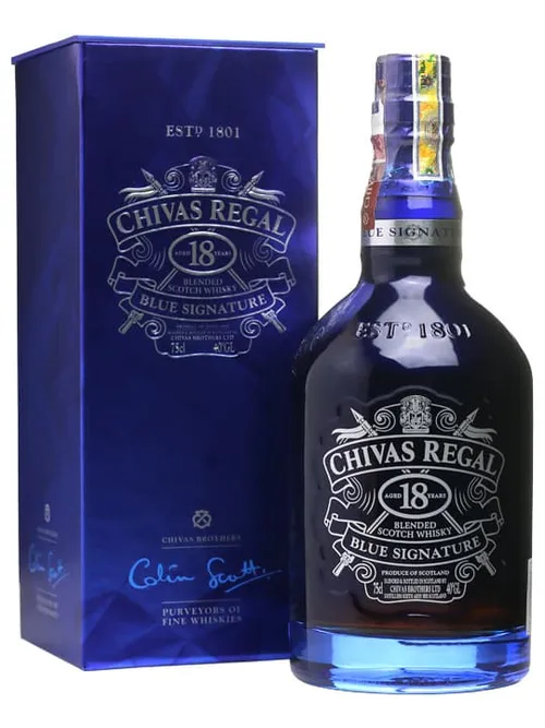 Chivas 18 Yo Blue Signature