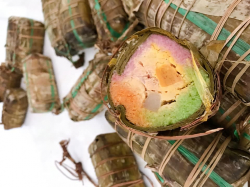 Bánh Tét Trà Cuôn