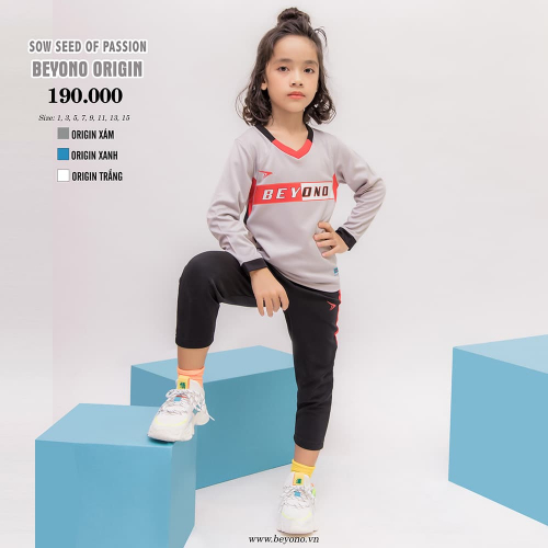 Bộ đồ thể thao trẻ em Beyono Origin
