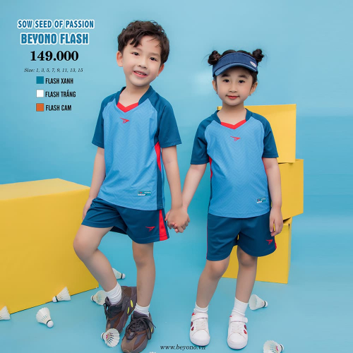 Bộ đồ thể thao trẻ em Beyono Flash