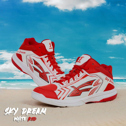 Giày Bóng Chuyền Beyono Sky Dream - White Red