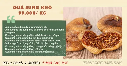 Quả Sung khô